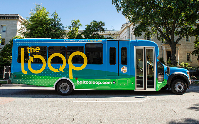 The Loop bus.